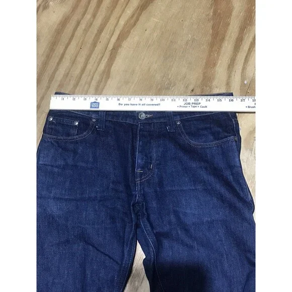 SUITSUPPLY Candiani Jeans Men 32 Blue Denim Cotton Button Fly Made in Italy @G8